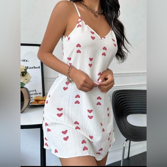 Sweet Dreams Heart Print Nightdress - Picture 5 of 6